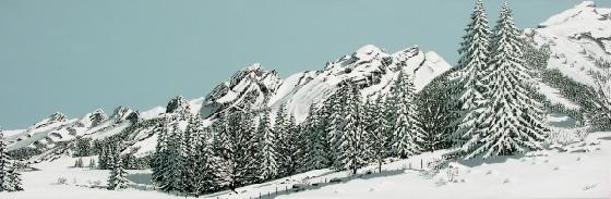 N° 421071 La Chaine des Aravis depuis les Confins