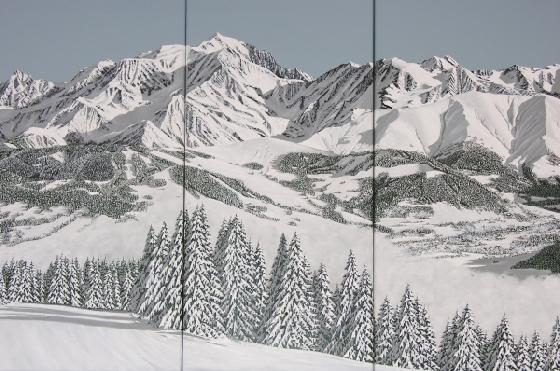 N°429042 Mont blanc depuis les pistes de Megève